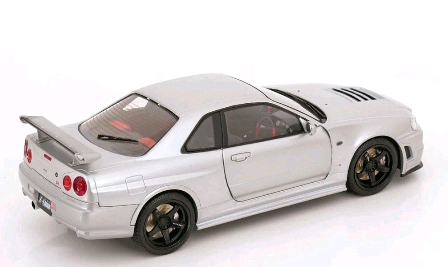 SOLIDO 1804312 - 1/18 NISSAN SKYLINE (R34) GT-R Z TUNE SILVER 1999 DIECAST