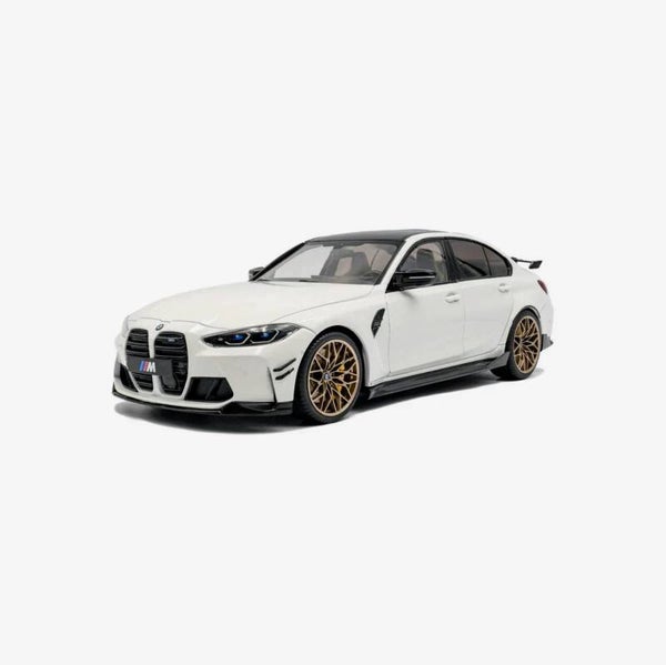 SOLIDO 1:18 Scale - 2024 BMW M3 Competition w/Performance Parts, Alpine White