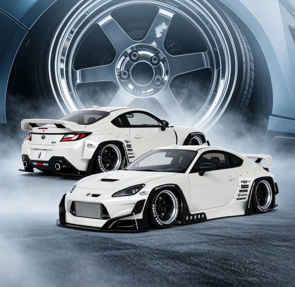 GT Spirit - 1:18 PANDEM Toyota GR86 Crystal White 2024 - Limited Edition