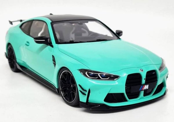 SOLIDO:  BMW M4 Peformance Parts Solido Works Turquoise 2025, 1:18 Scale, NEW