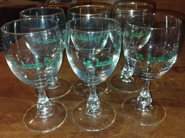 6 Irish Coffee glazen jaren '70