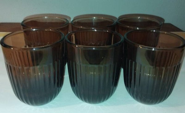 Set van 6 Luxe Drinkglazen – Stijlvol Ribbelontwerp van hoogwaardig Frans glas - La Rochère Quessant