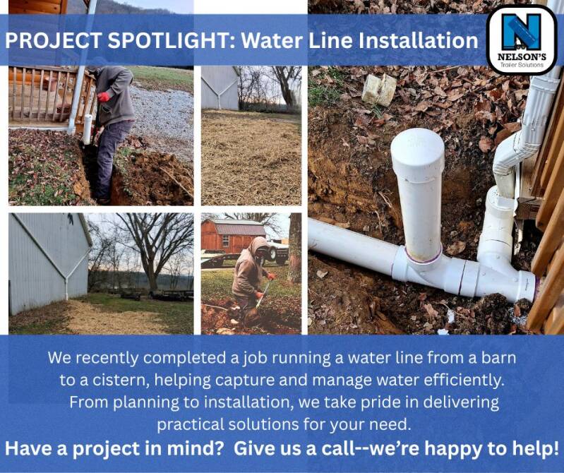 Water Line Install-Falmouth, Ky