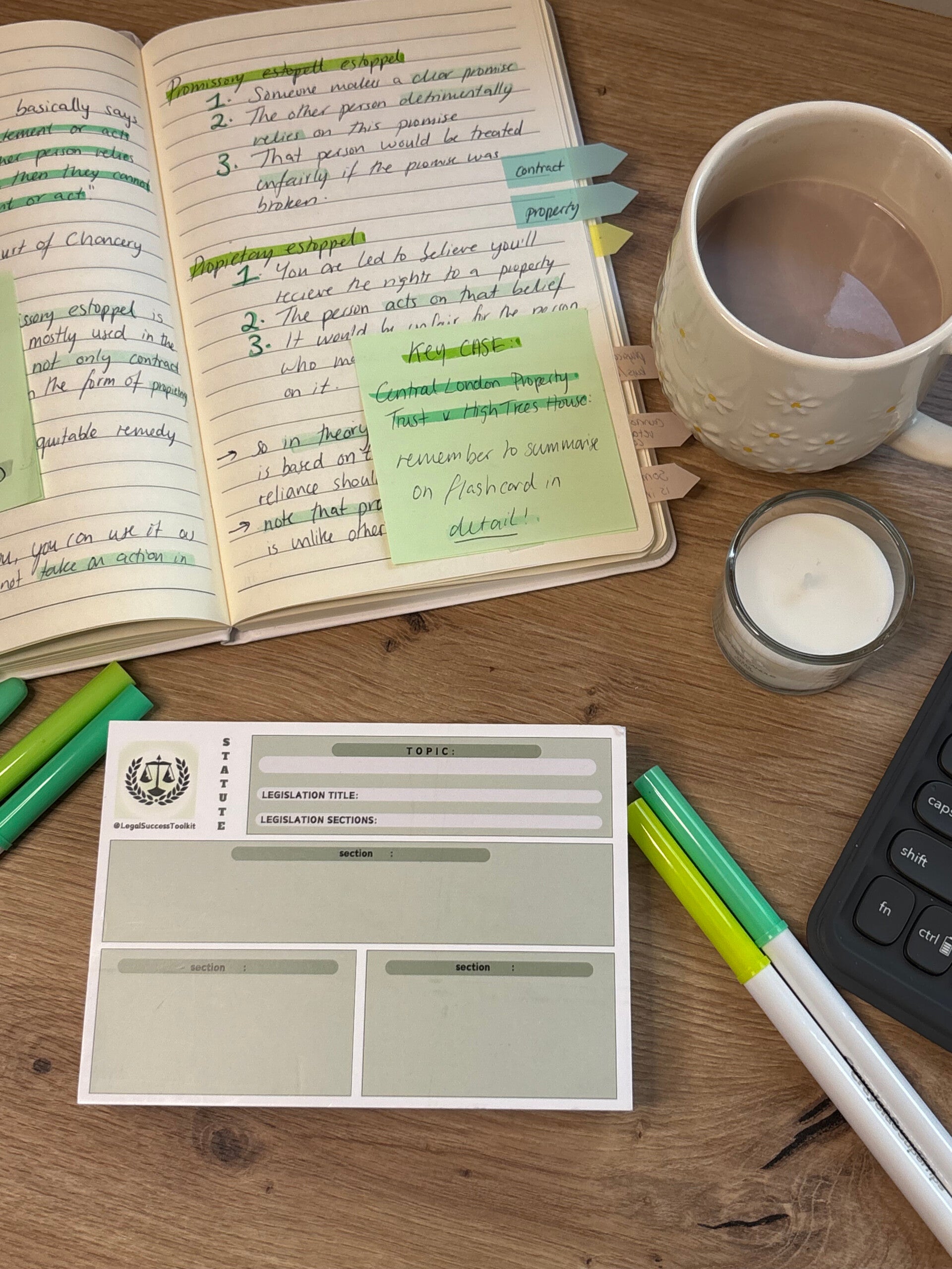 Statute Note Flashcards