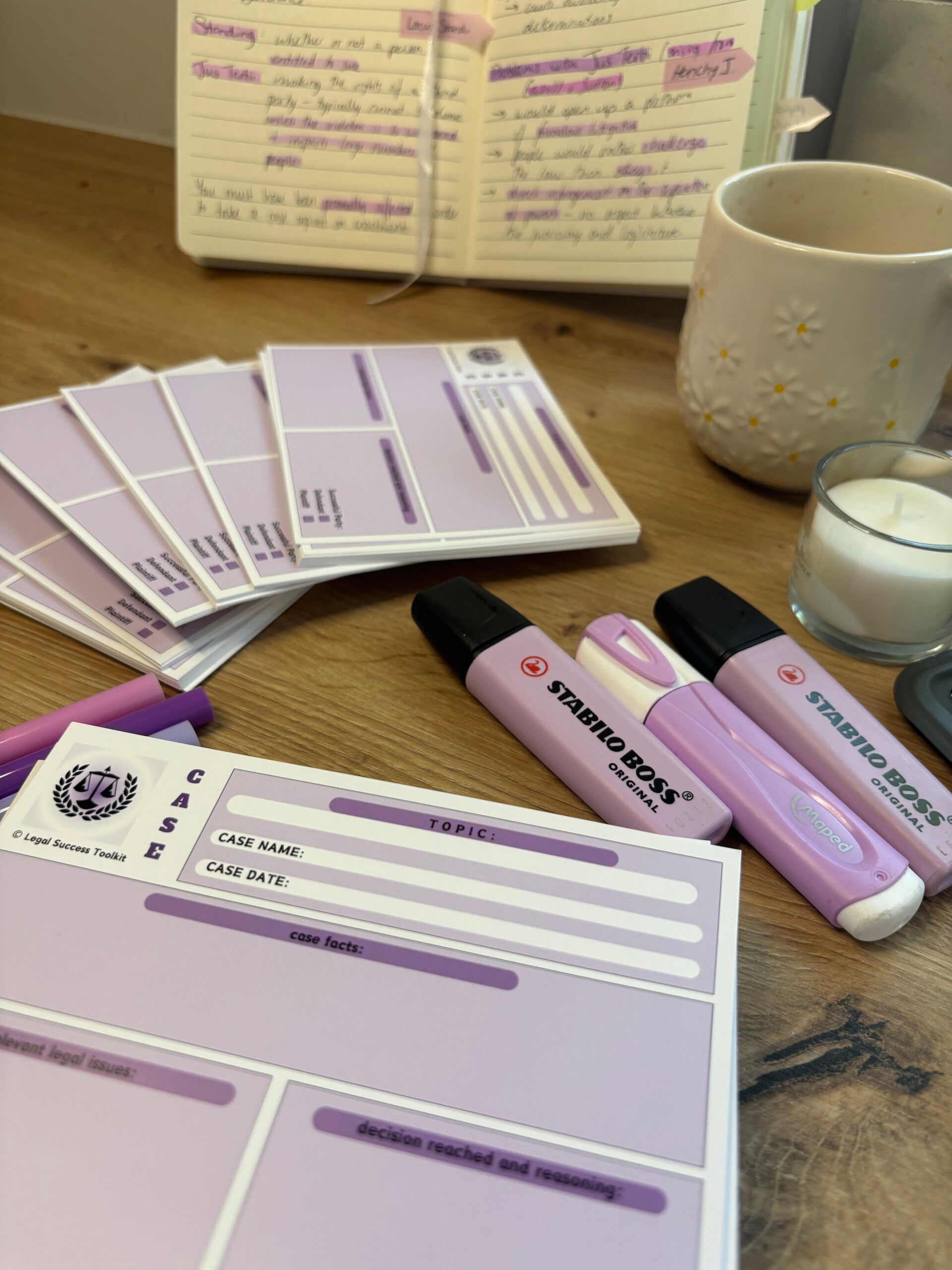 Case Note Flashcards