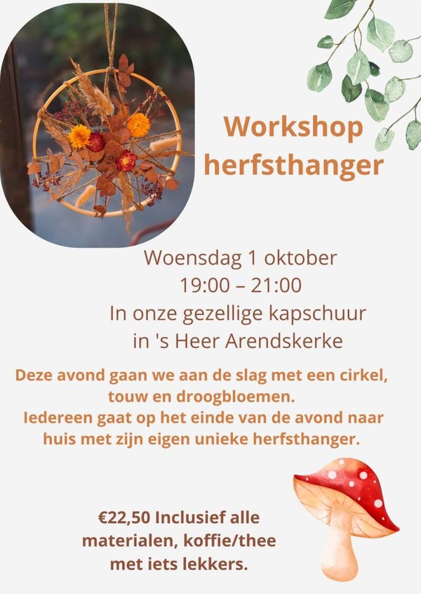 Woensdag 1 oktober 19.00 - 21.00