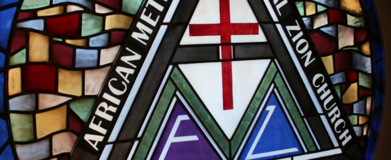 A.M.E. Zion church window