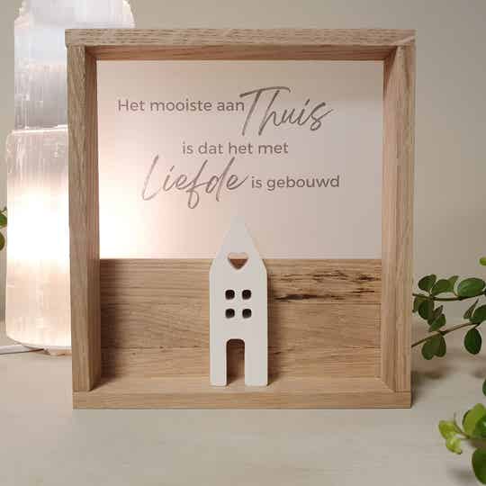 "Liefdevol thuis" minimalistische decoratie