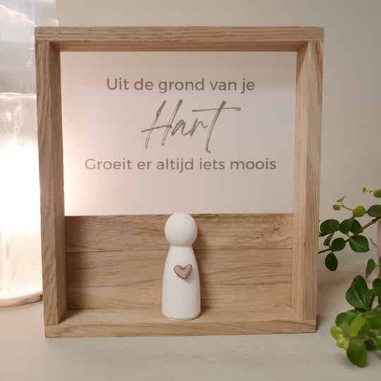 "Essentieel hart" minimalistische decoratie
