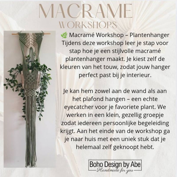Workshop plantenhanger 29/10