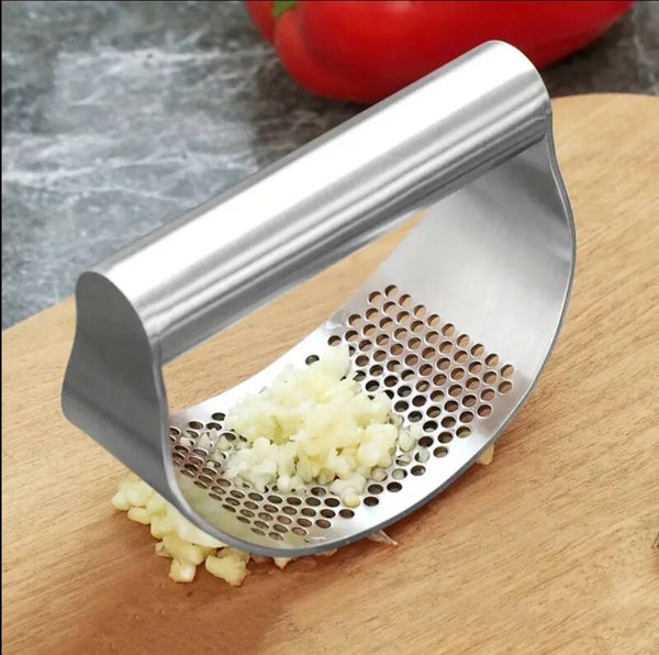 Knoblauchpresse Handwippe Edelstahl