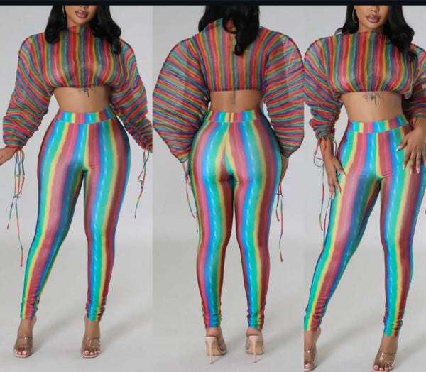 Candy Stripe Set- Size L