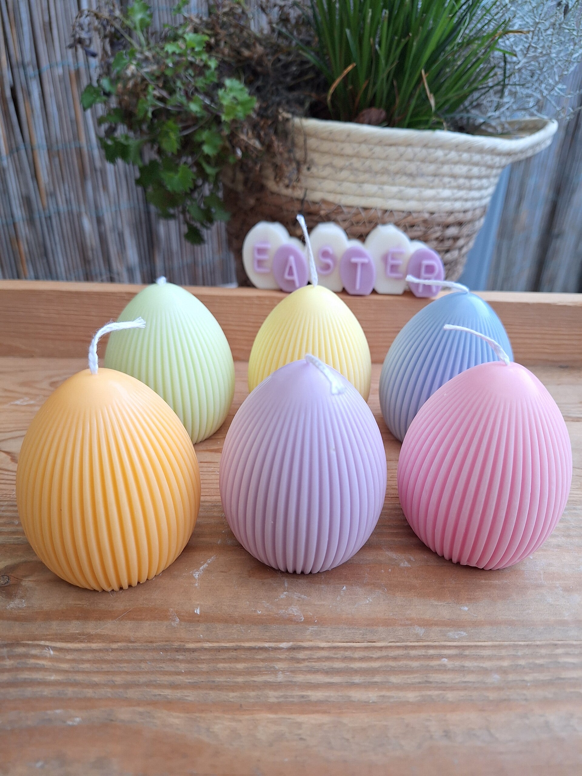 Gekleurde paaseieren