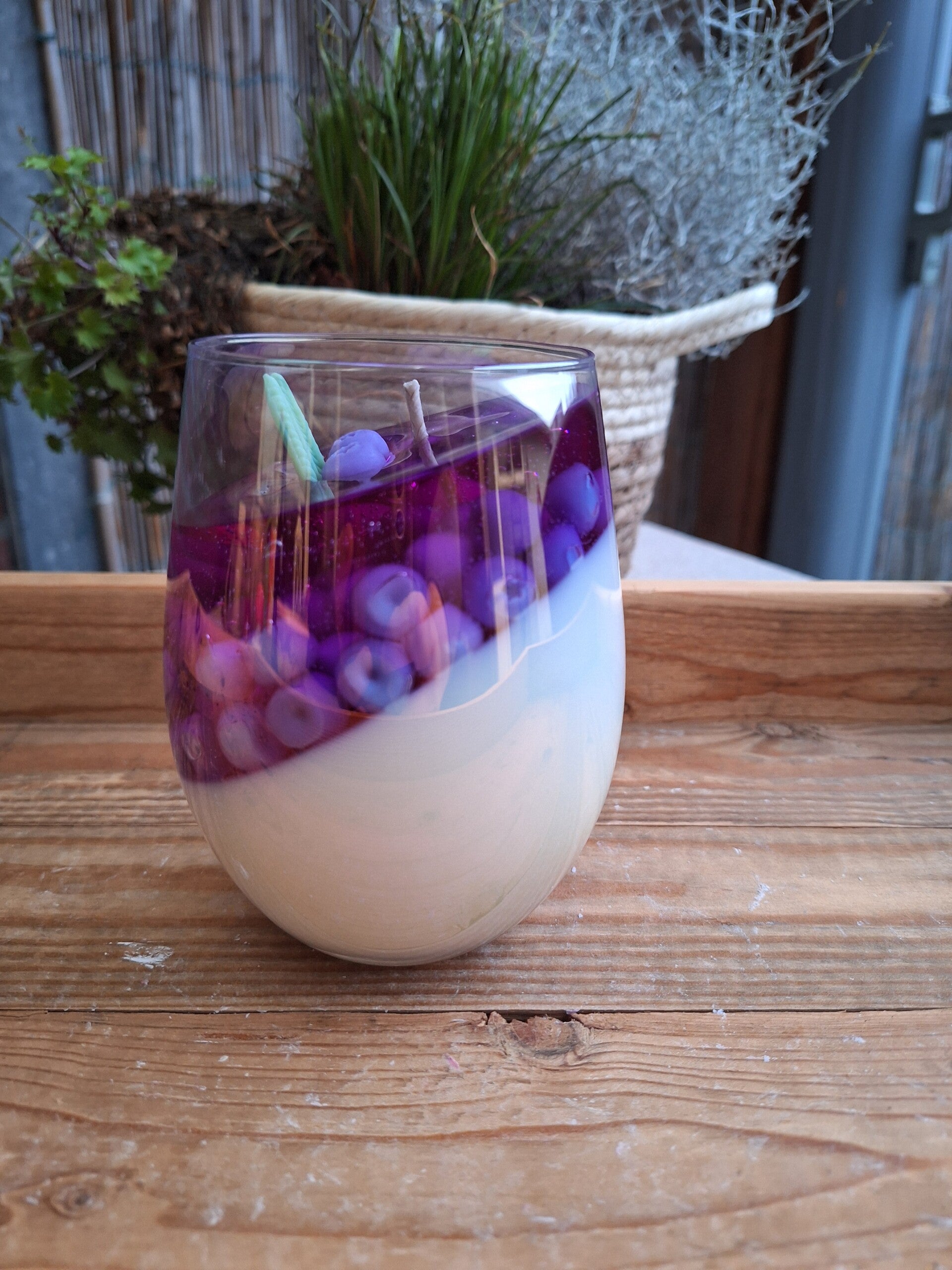 Blueberry Panne Cotta