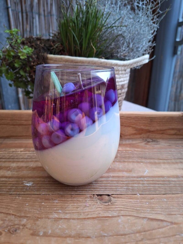 Blueberry Panne Cotta