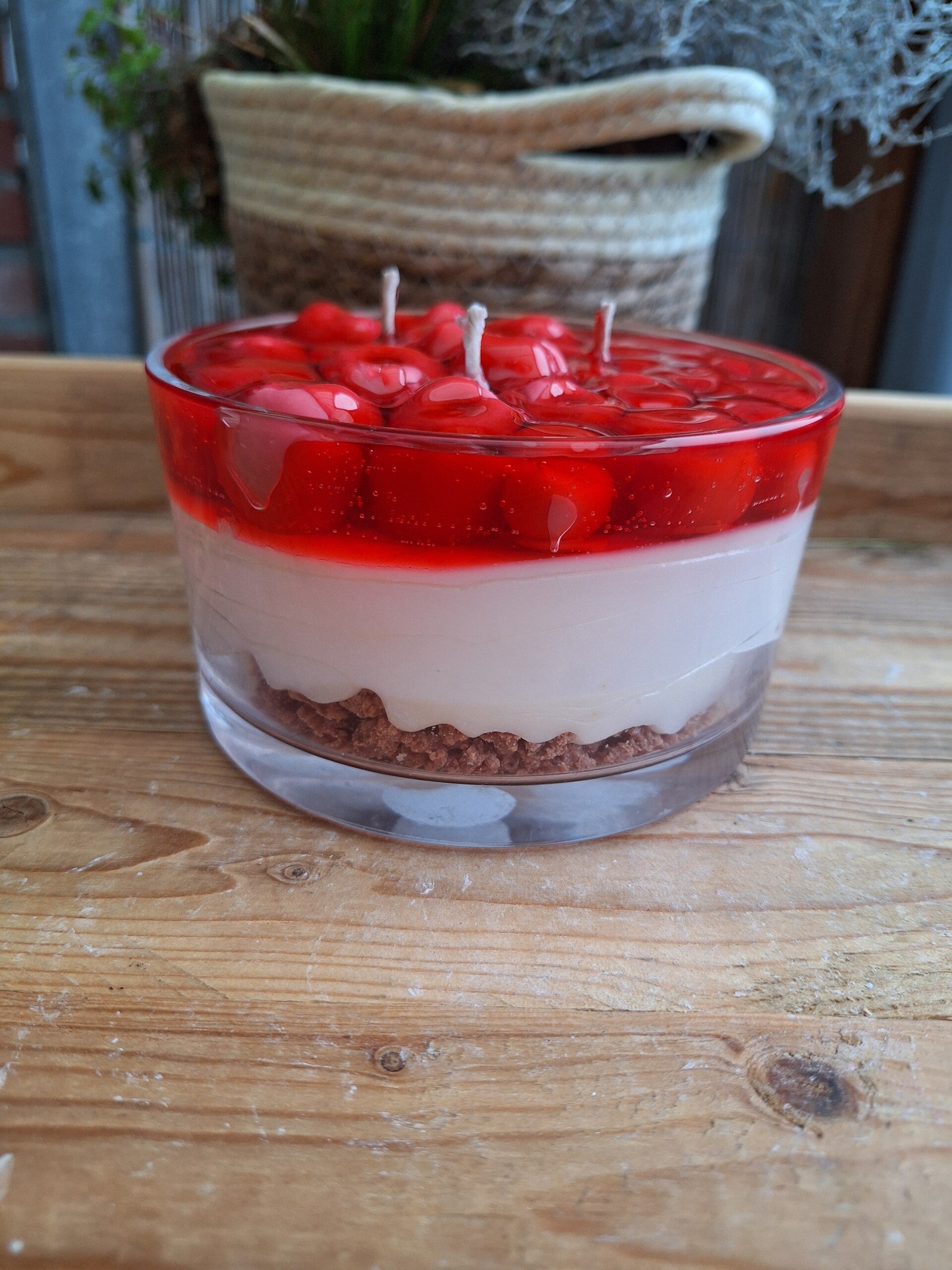 MonChou taartje met kersen