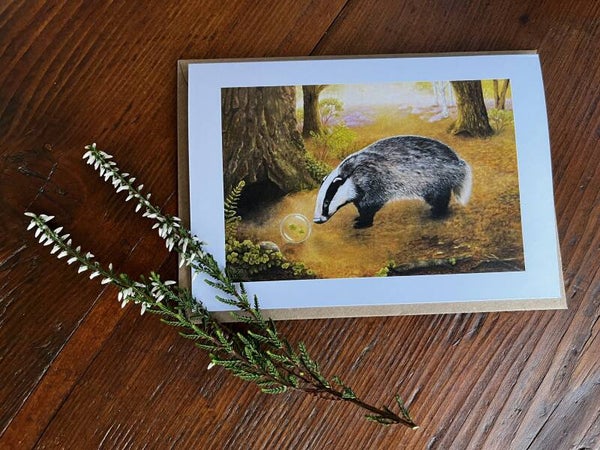 Badger - Wenskaart