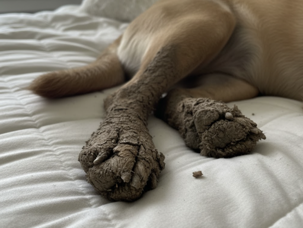 Help mijn hond houdt van modder! Tips voor het schoonmaken van je hond in de wintermaanden. Salon Bella.