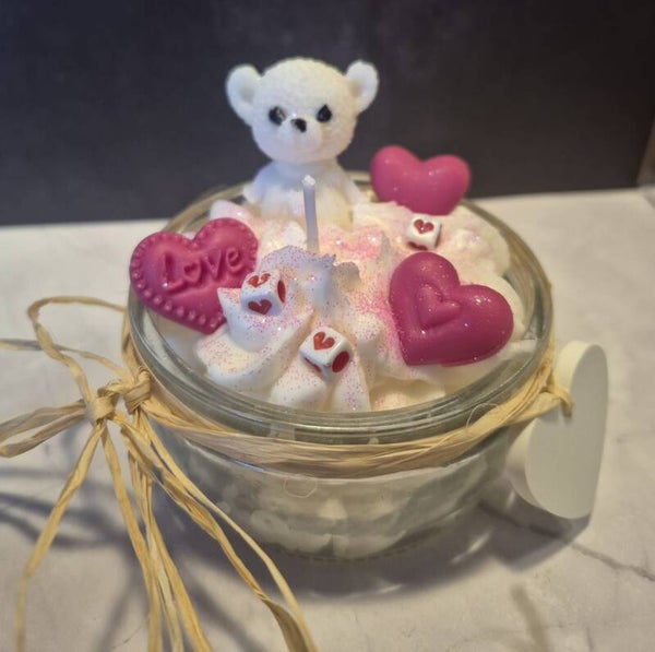 Valentinstags Kerze - Bär