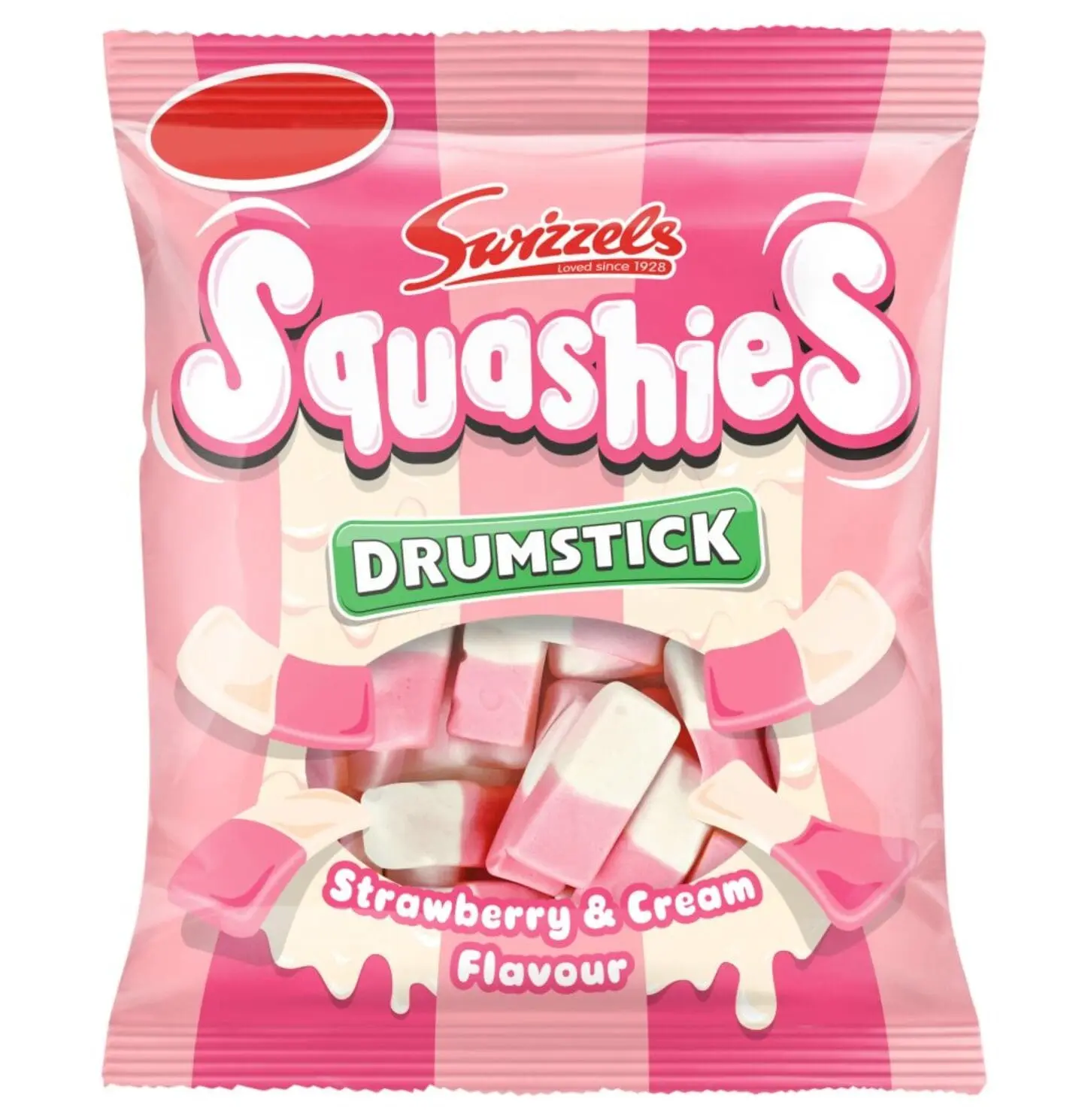 Squashies Drumstick Strawberry & Cream