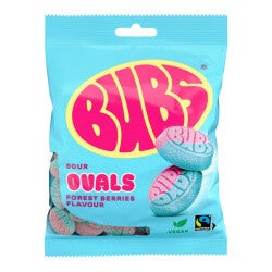 Bubs Mini Forest Berries Sour Ovals 90g