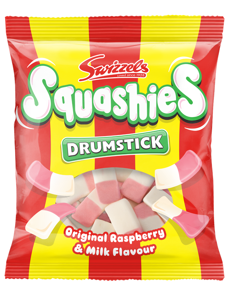 Squashies Drumstick Original Raspberry & Milk