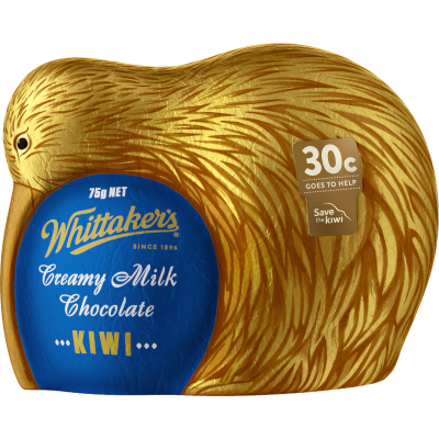 Whittaker's Creamy Milk Chocolate Kiwi 75g