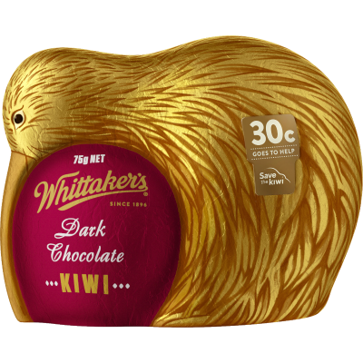 Whittaker's Kiwi Dark Chocolate 75g