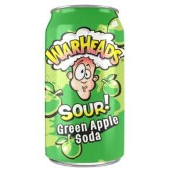 Warheads Green Apple Sour Soda 355ml