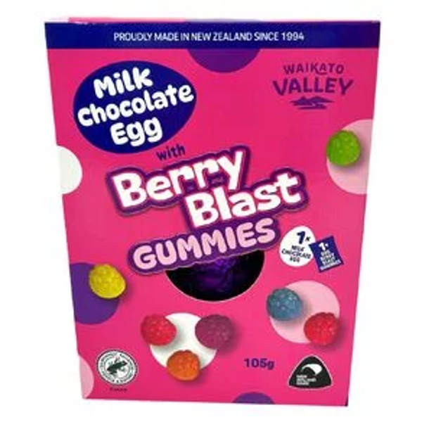 Waikato Valley Chocolates Fruity Gummy Egg 105g