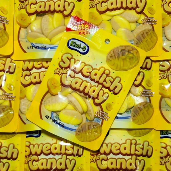 Swedish Style Candy Banana & Ice Cream 80g