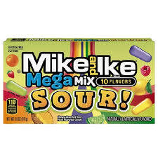 Mike and Ike Mega Mix Sour 120g