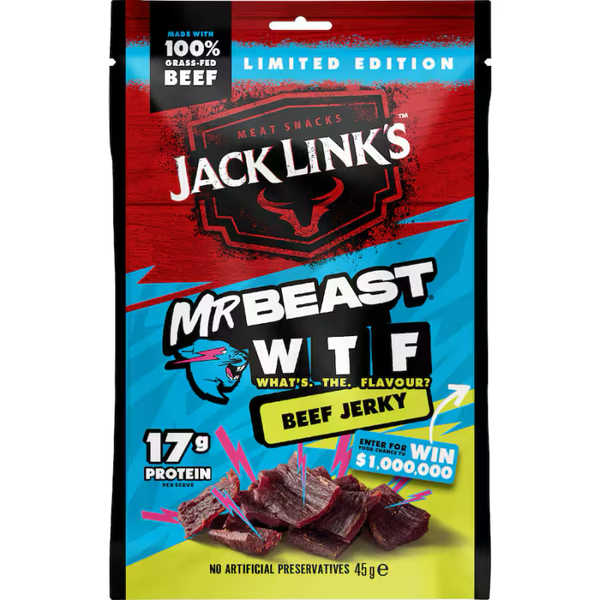 Jack Link's Beef Blue Jerky Mr Beast Limited Edition