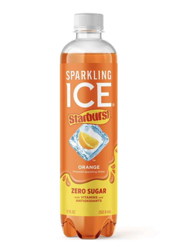 Sparkling ICE - STARBURST ORANGE Flavored Sparkling Water 500ml