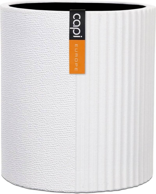 Capi Lux Split Vaas Cilinder 17x17 Wit