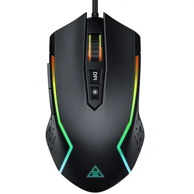 Eksa EM100 Usb Wired RGB Gaming Muis 8000 DPI