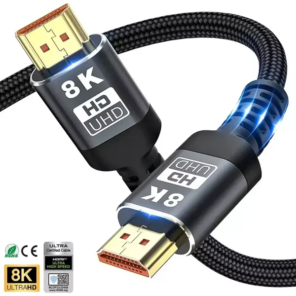 EV-Green 8K (60Hz) Premium High Speed 2.1 HDMI Kabel