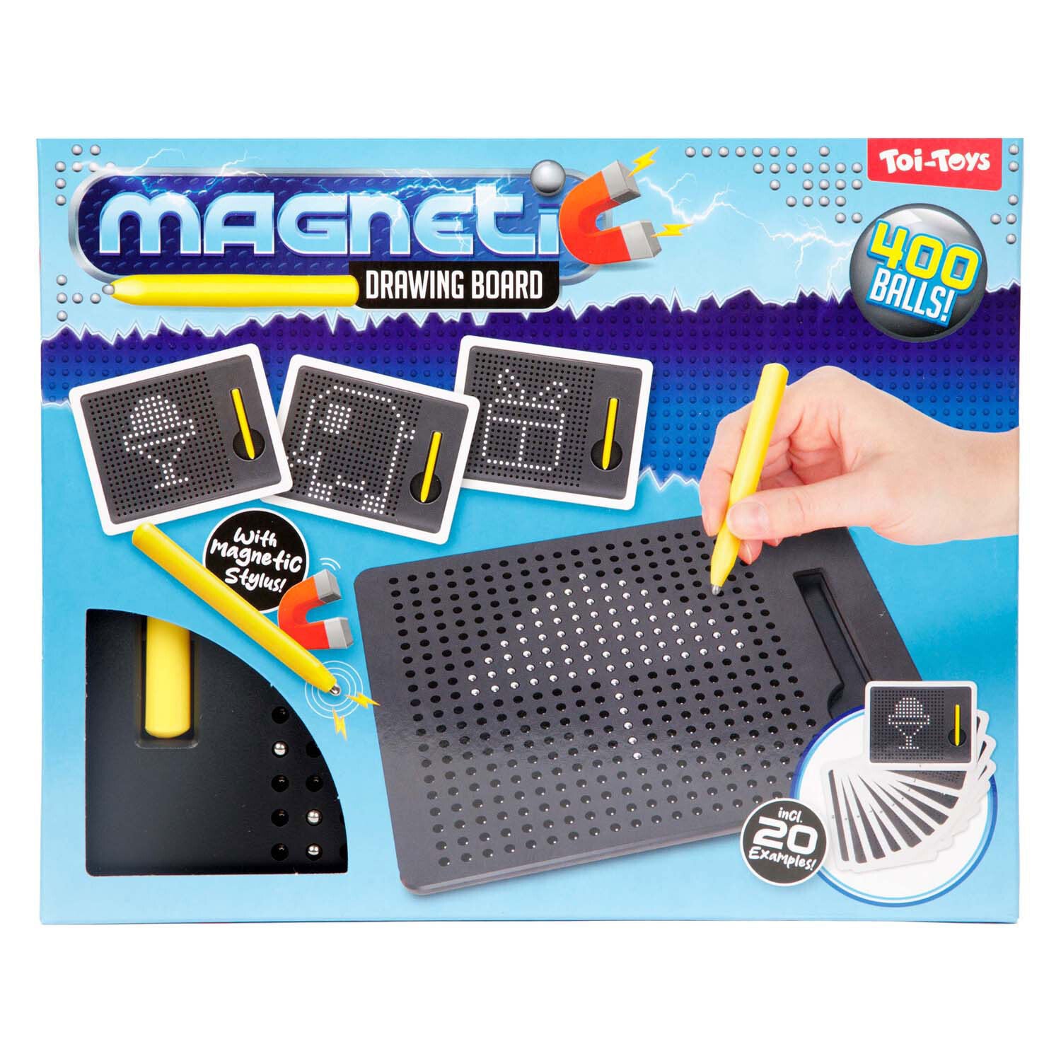 Magnetisch Tekenbord met 400 Stalen Balletjes + Magnetische Pen (Educatief Speelgoed voor Kinderen)