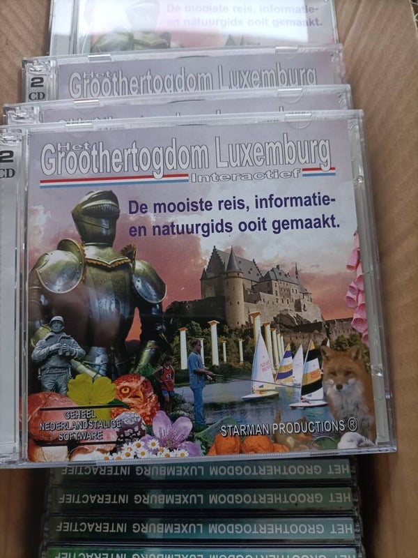 100 stuks cdrom groothertogdom Luxemburg