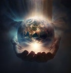 Earth in my hand.