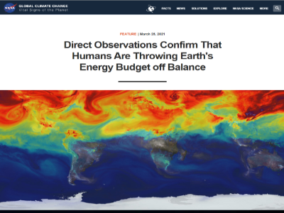 Earths energy budget.