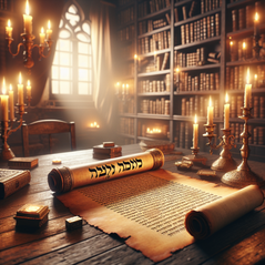 Bible scrolls.