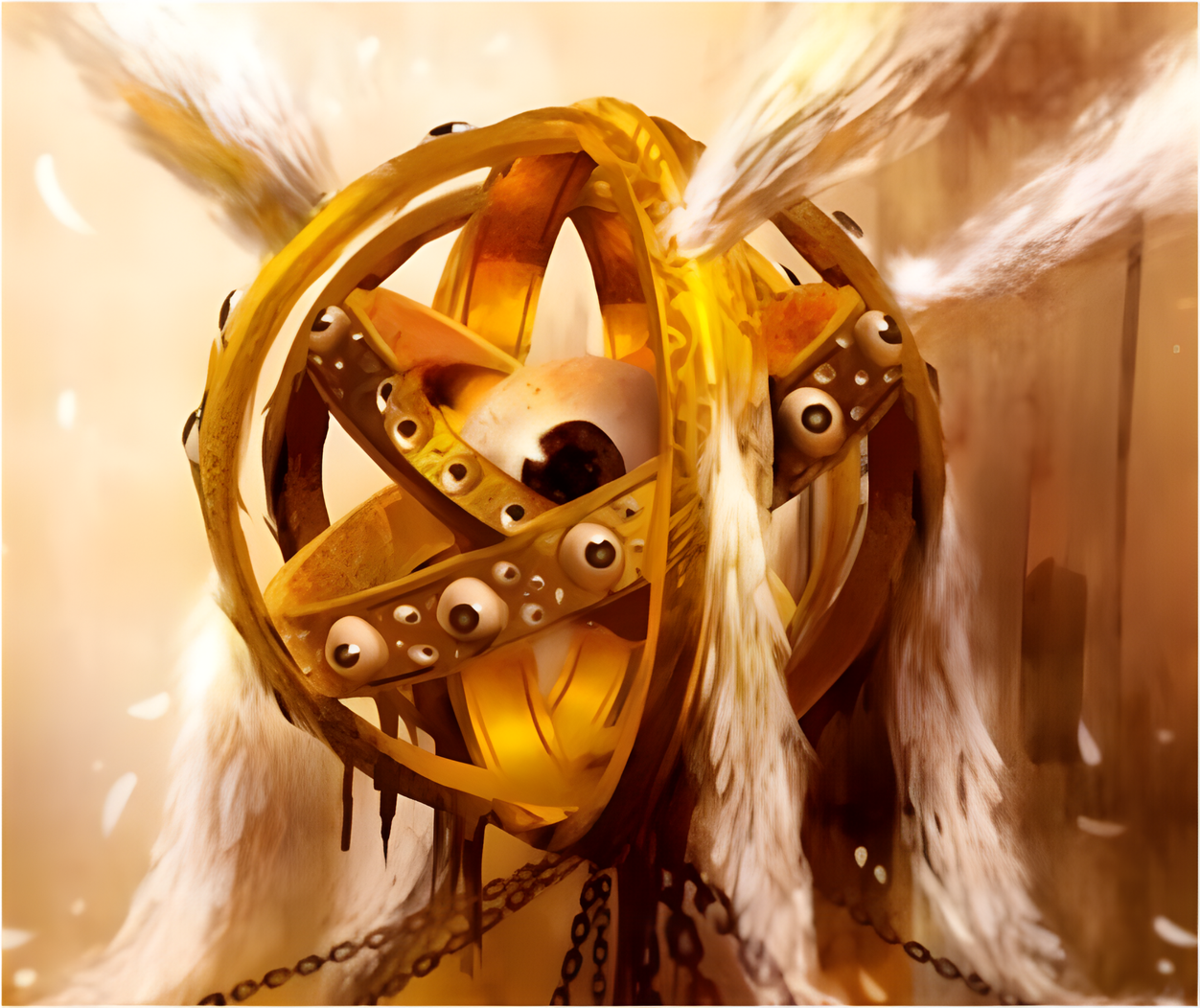 The Creator caged inside His own creation — the true God trapped in the bodies He breathed life into.