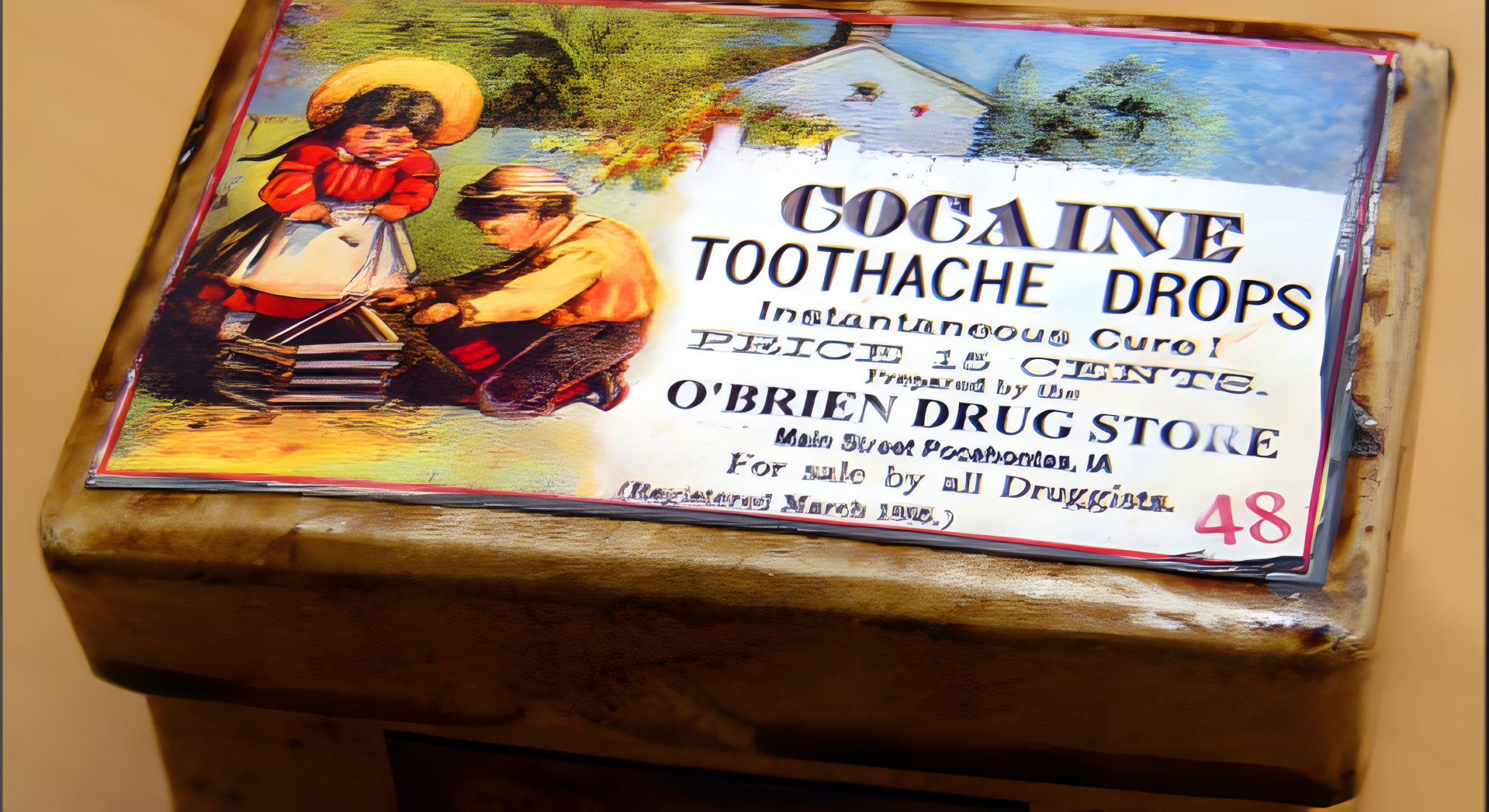 Cocaine sold openly as medicine — from the era when doctors handed it out for everyday ailments