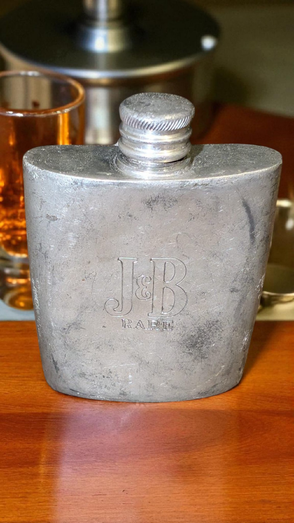 J&B Rare hip flask