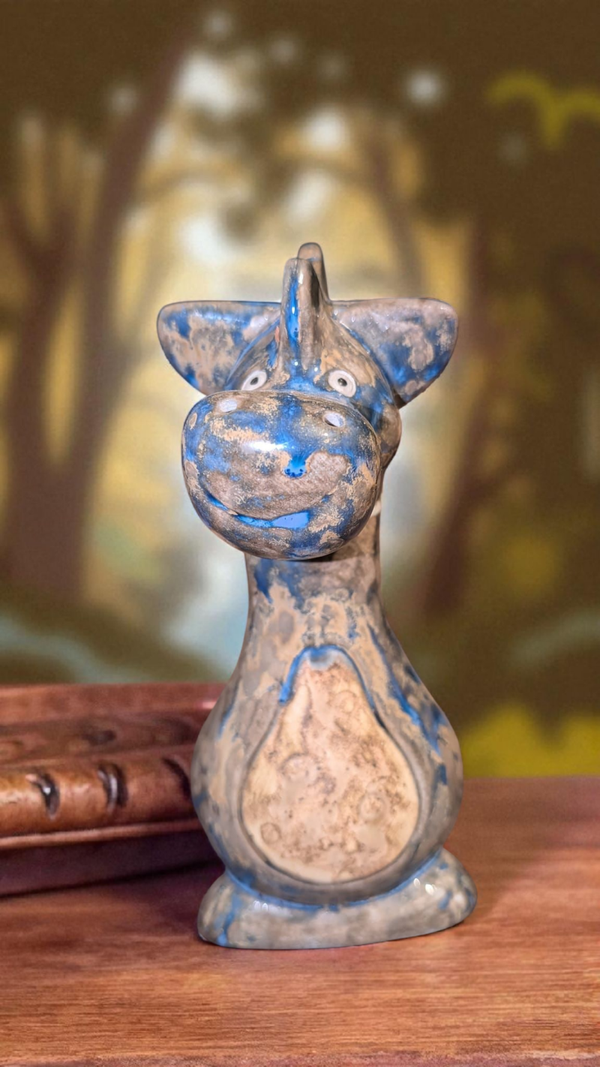 Dragon ceramic oil lamp