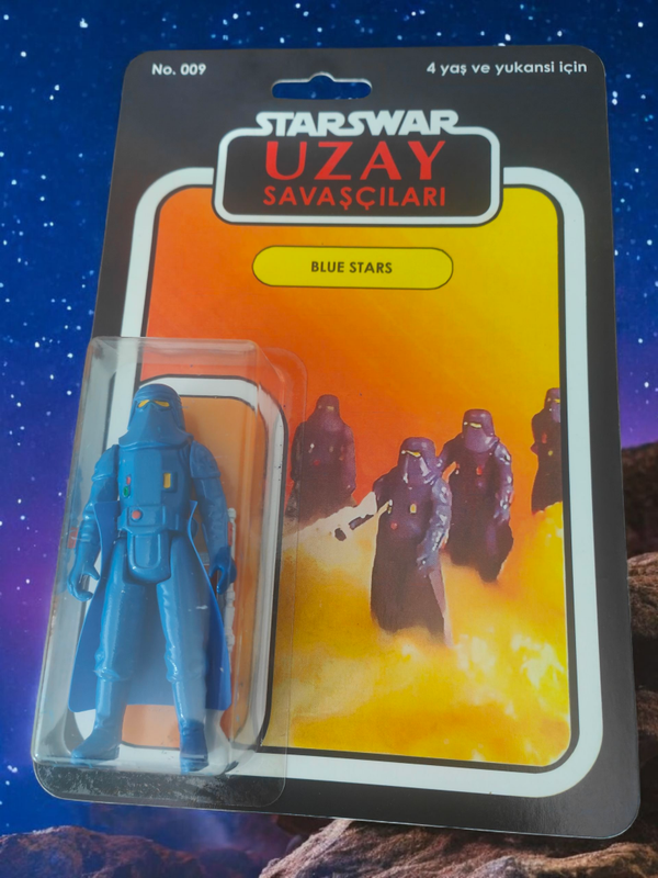 Bootleg, Turkish, Star Wars, Blue Stars,