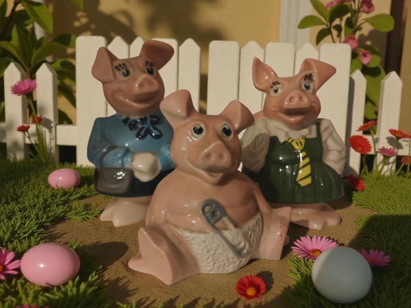 Wade piggy banks x 3