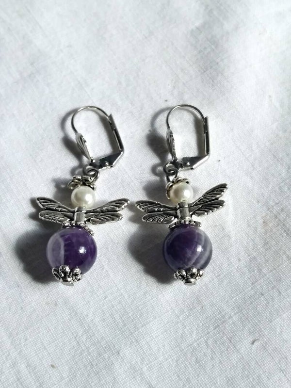 Oorbellen met geluksengeltje 051.