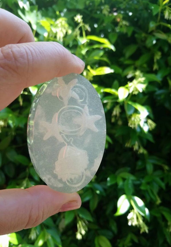 Glitterzeep met schelpen 044.